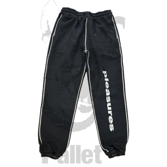 Pleasures-"black sweat pants"- size Large