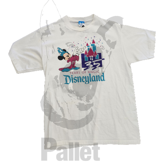 Vintage"- Disneyland mickey mouse white tee-"