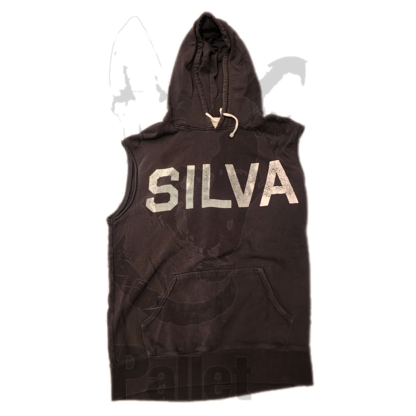 Trade Mark - "Silva Cutoff Hoodie" - Size Large