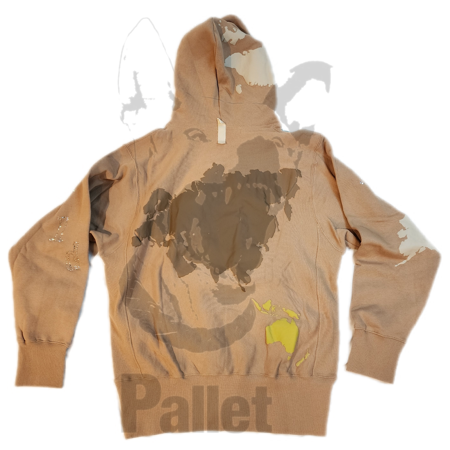 Advisory Board Crystals - "Pretty Planet Tan Hoodie" - Size Large