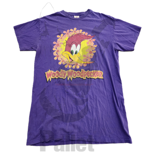 Vintage - "Woody Woodpecker Purple Tee" - Size 2XL