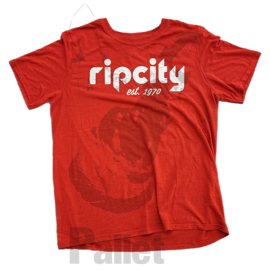 Trail Blazers - "Rip City Red Tee" - Size Large