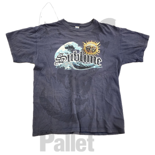 Vintage - "Sublime Navy Tee" - Size Large