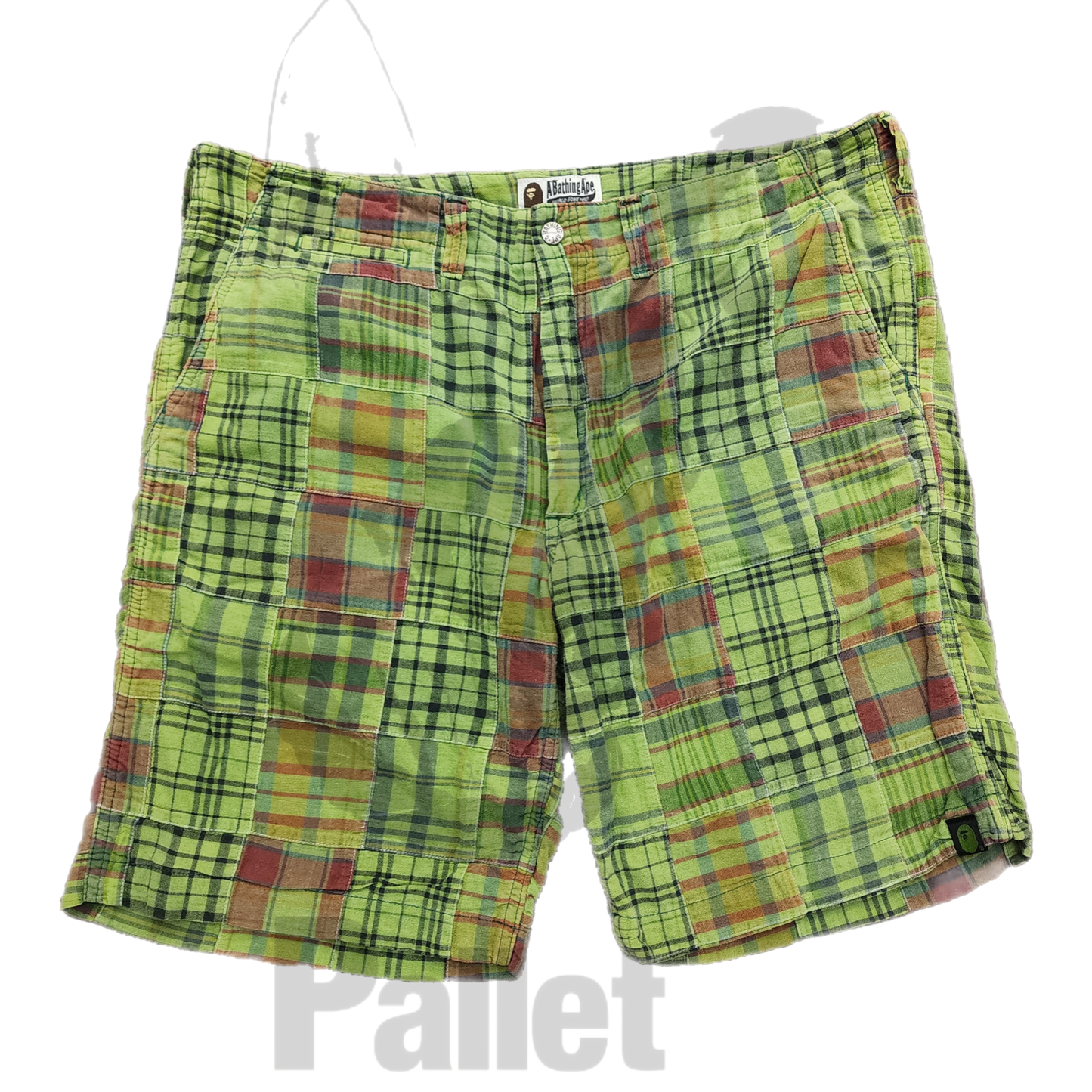 Bape-"Plaid Shorts"-Size XL