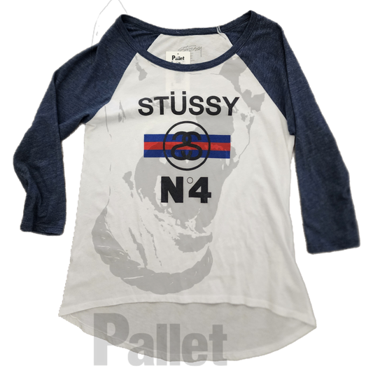 Stussy-"Baseball Tee"-SIze Medium