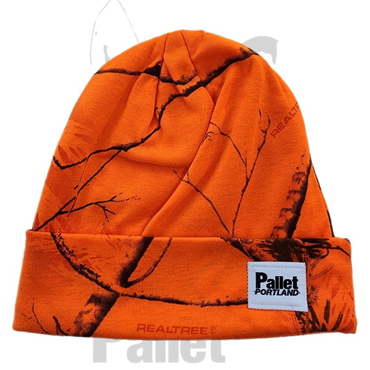 Pallet Portland -"Orange Realtree Camo Beanie" -Size OS