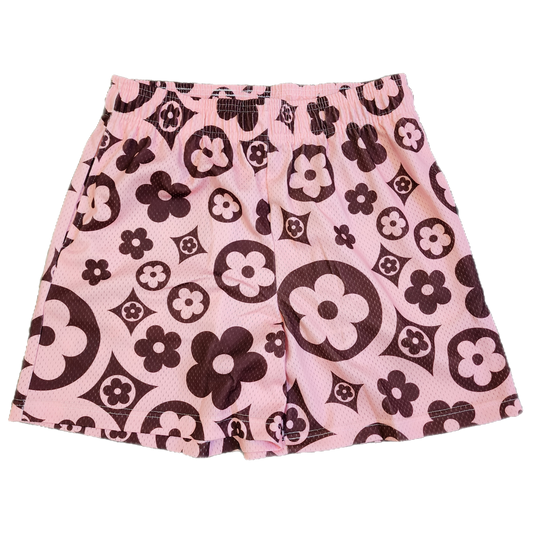 Bravest Studios Pink Flower Shorts - Size Medium