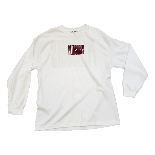 Pleasures Master White Long Sleeve - Size X-Large