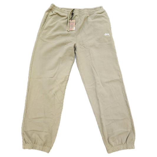 Stussy Khaki Sweatpant - Size X-Large