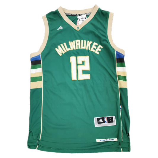 Adidas Milwaukee Bucks Parker Green Jersey - Size Large