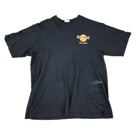 Vintage Hard Rock Love All Serve All Black Tee - Size X-Large