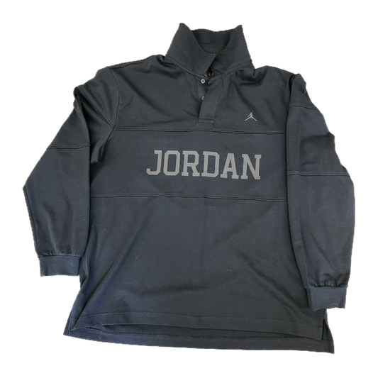 Jordan Rugby Black Long Sleeve - Size X-Large