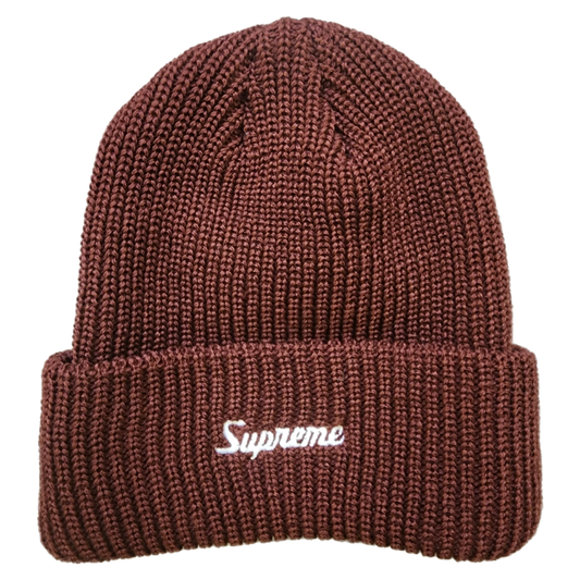 Supreme Loose Gauge Brown Beanie