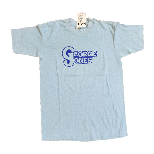 Band Tee George Jones Blue Tee - Size Large