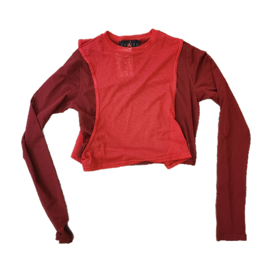 Jordan Athletic Tech Sample Red Long Sleeve - Size Large