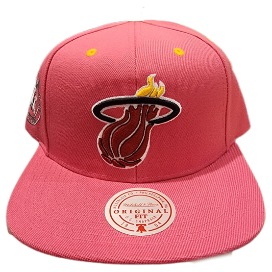 Mitchell & Ness - "Pink Miami Heat Hat"
