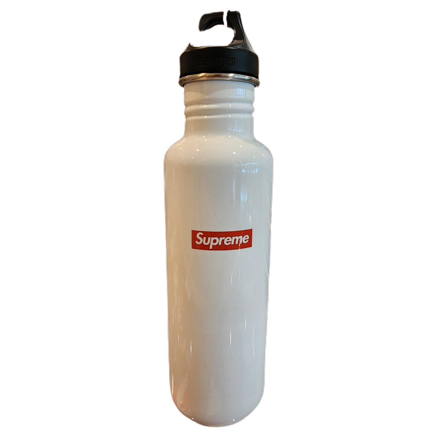 supreme white water bottle