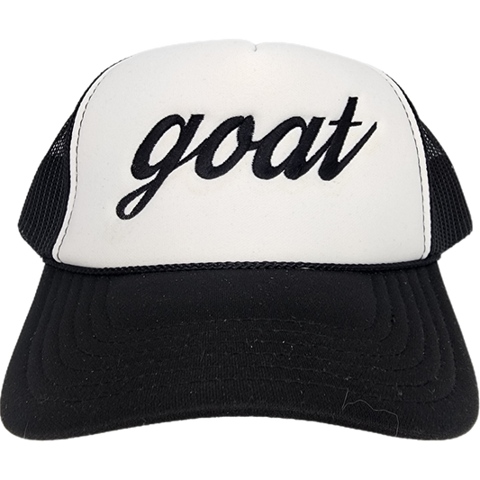 Goat Street Goods - "White Trucker Hat"