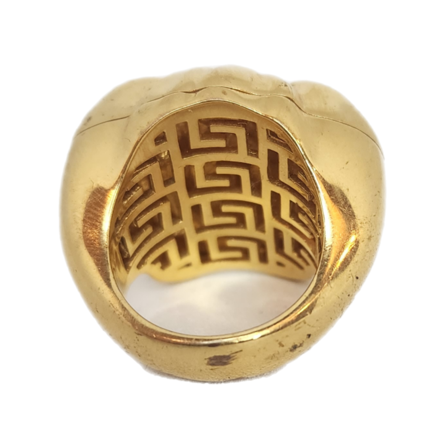 Versace - "Medusa Head Gold Ring"