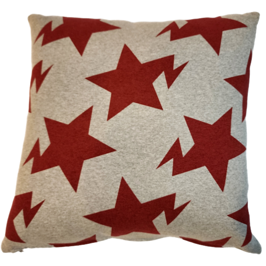 Bape - "Red Grey Bapesta Pillow"