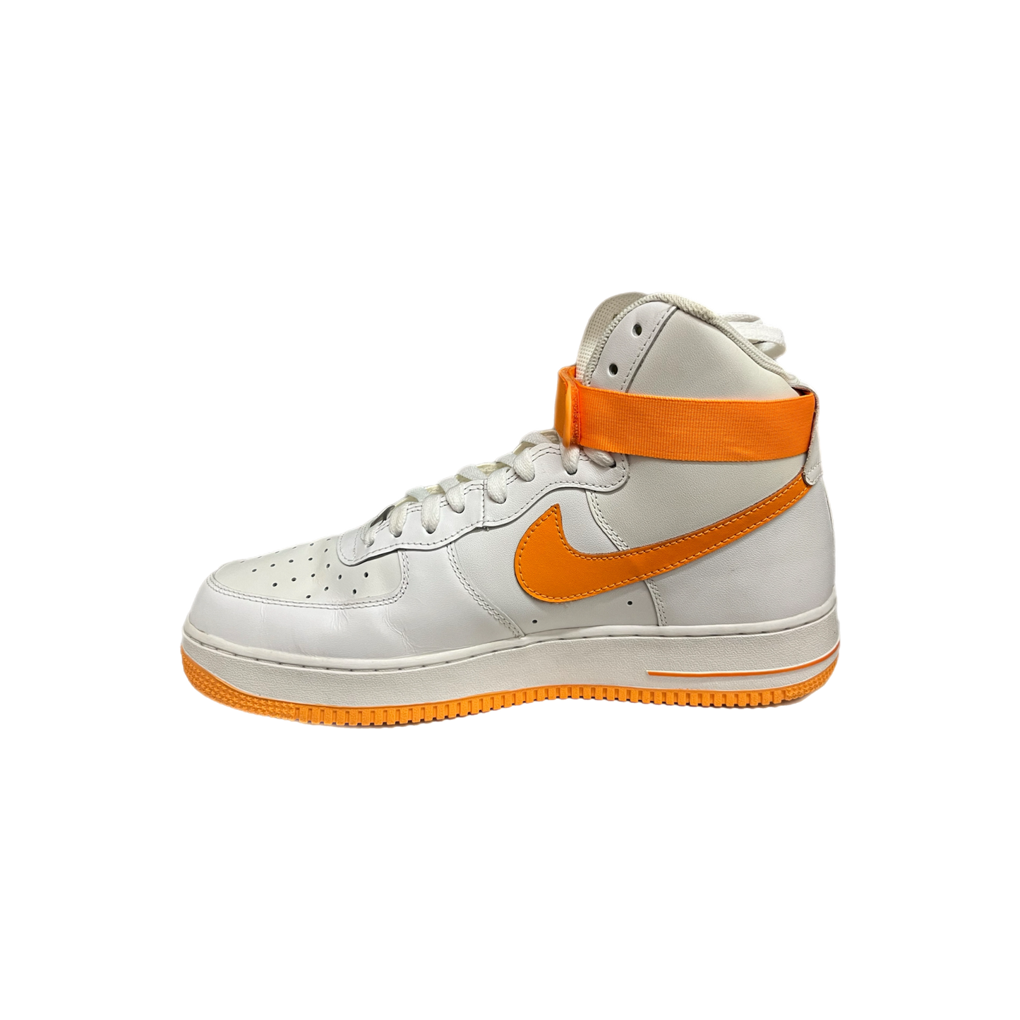 Nike Air Force 1 High White Vivid Orange - Size 11