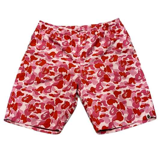 Bape - "Pink Camo Shorts" - Size XXL
