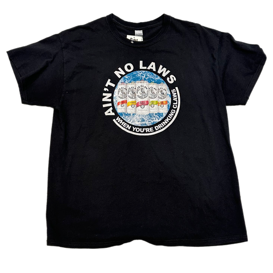 Vintage - "White Claw No Laws Tee" - Size XL