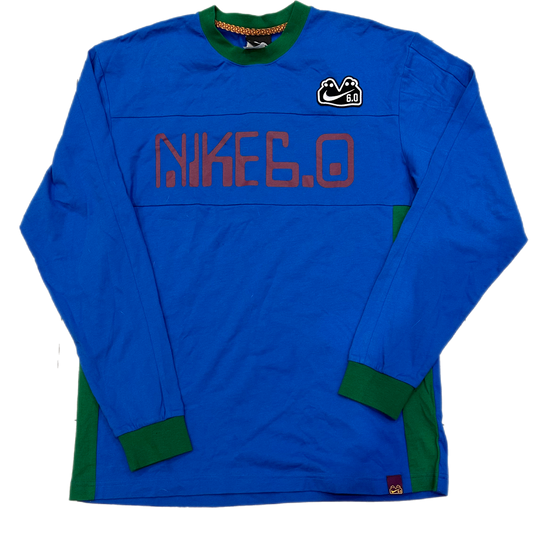 Nike - "6.0 Blue Long Sleeve" - Size Large