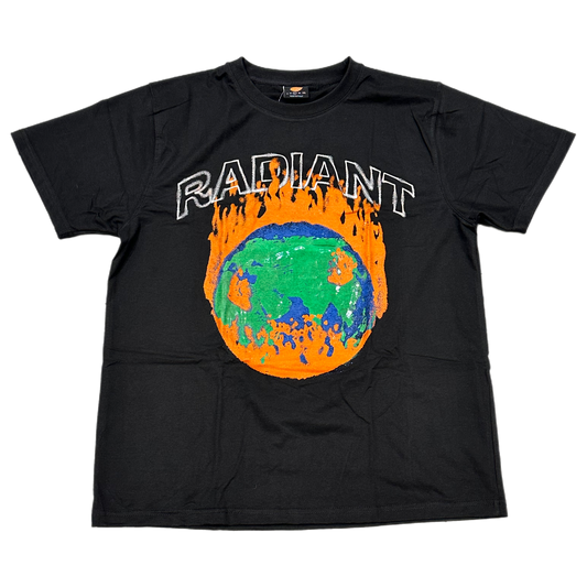 Proven Radiant - "World On Fire Black Tee"