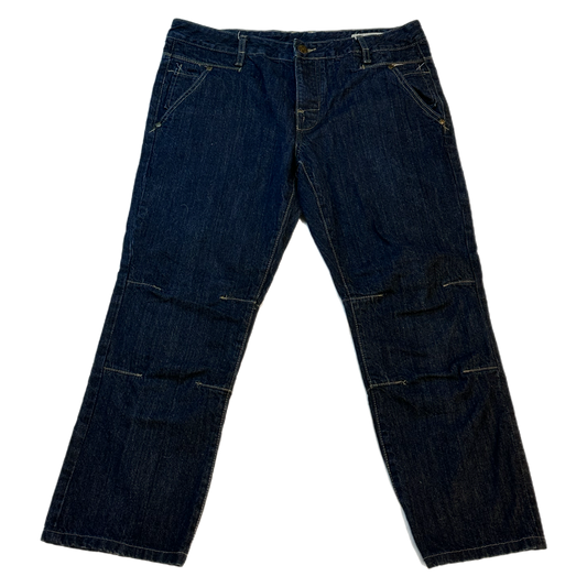 Rock - "Dark Wash Denim Jeans" - Size 36