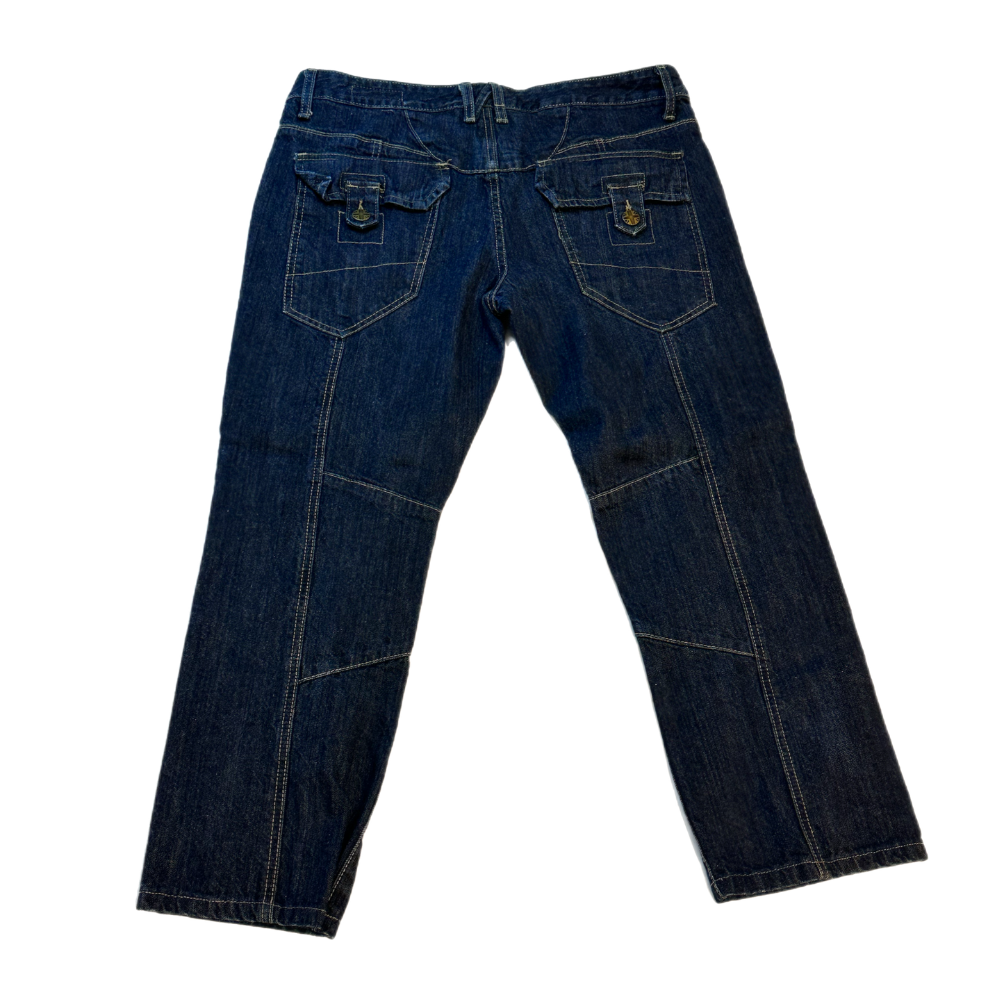 Rock - "Dark Wash Denim Jeans" - Size 36