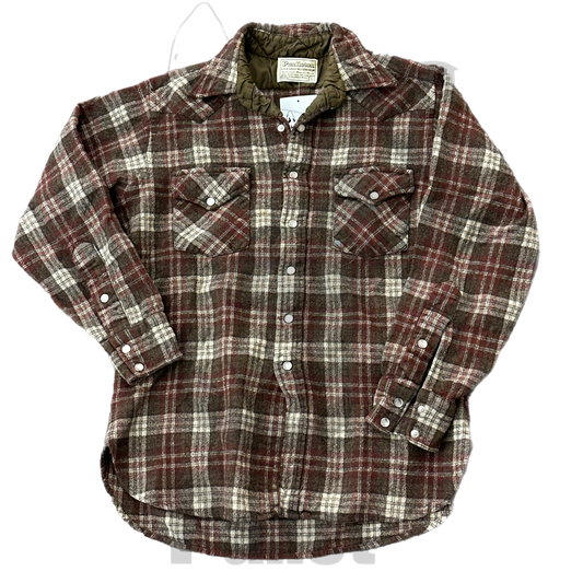 Vintage - "Pendleton Brown Flannel Jacket " - Size Small