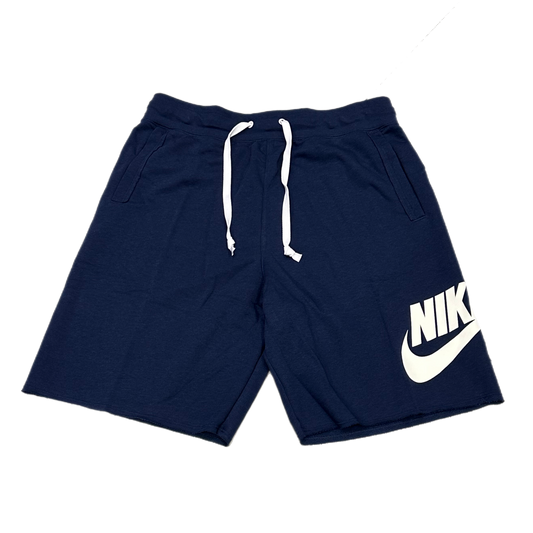 Nike -"Navy Sweat Short"- Size Large