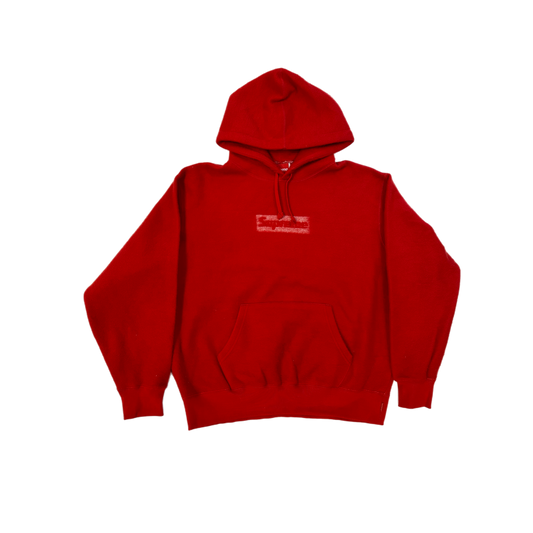 Supreme -" Inside Out Box Logo Red Hoodie"-