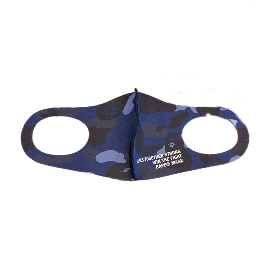 Bape Blue Camo Face Mask