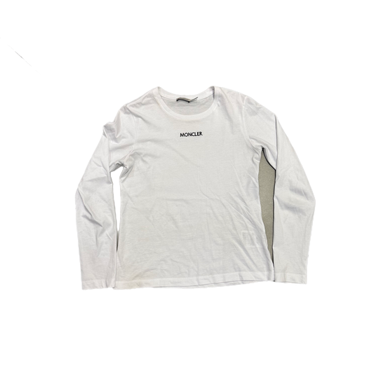 Moncler - " White Long Sleeve" - Size Small