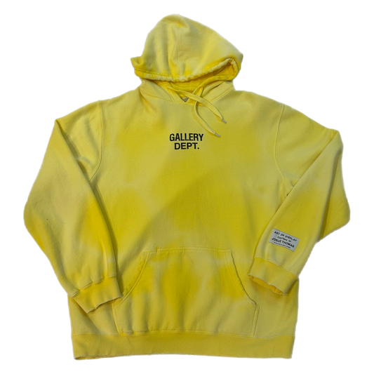 Gallery Dept -"Yellow Hoodie"- Size X-Large