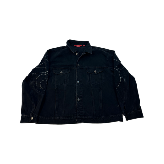 Supreme -"Shibriri Black Denim Jacket"- Size X-Large