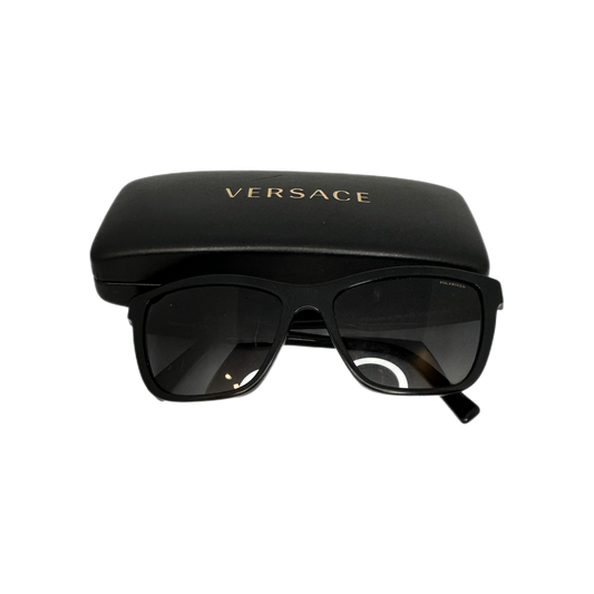 Versace- "Black Bedazzled Sunglasses"