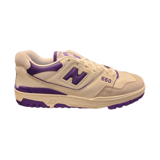 New Balance - " 550 White Purple" - Size 11.5