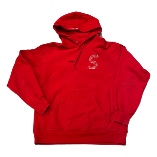 Supreme - "Mini Box S Logo Red Hoodie" - Size Large