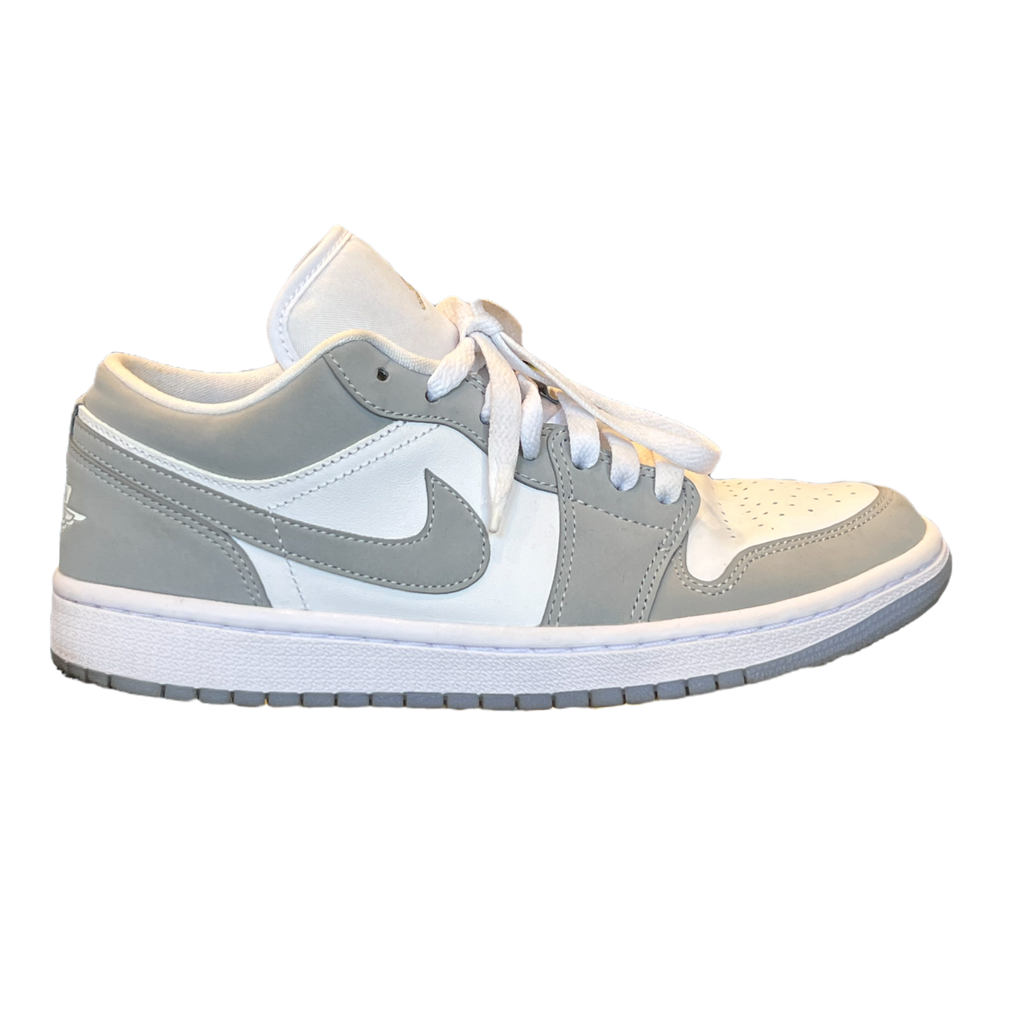 Jordan 1 Low - "Grey/White" - Size 8.5