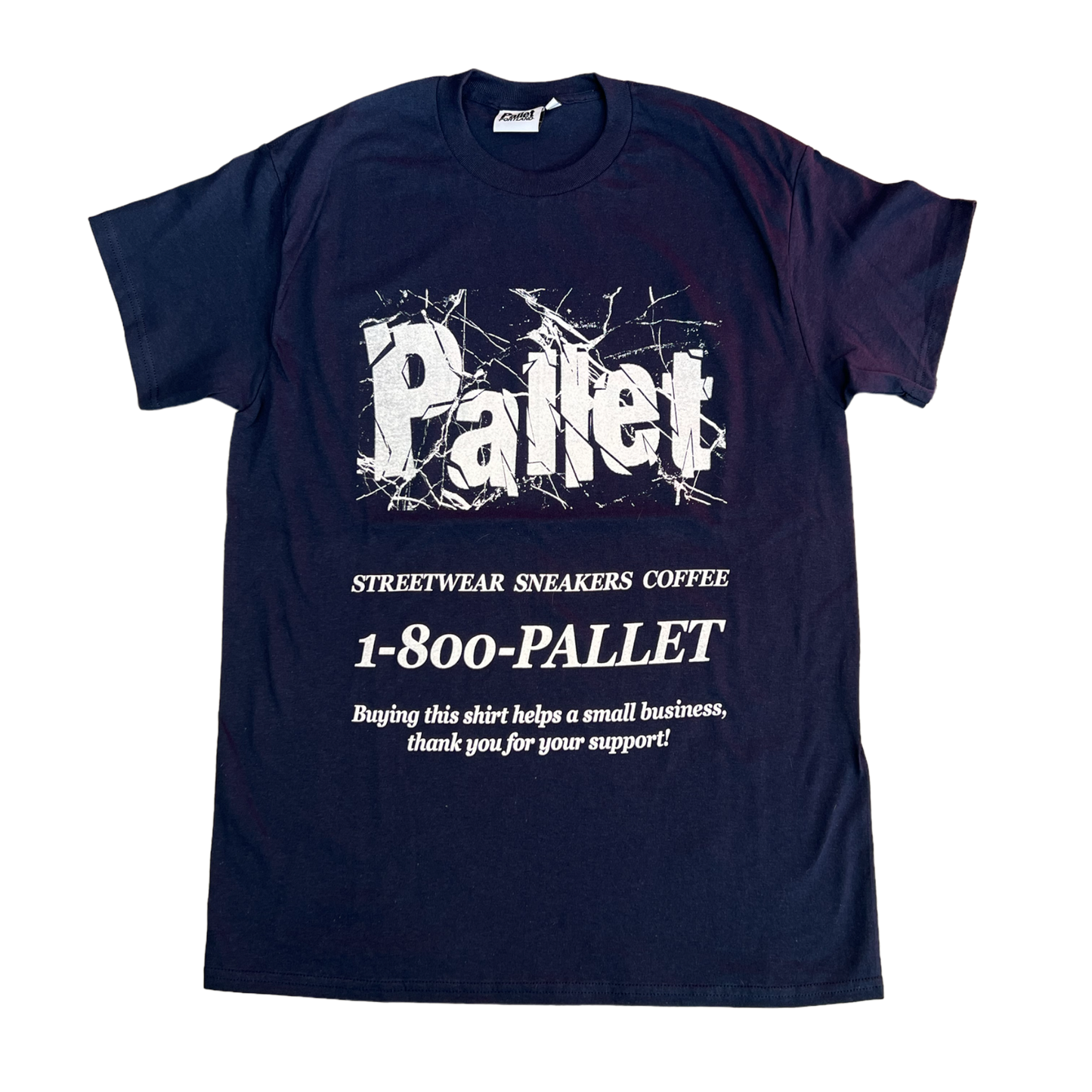 Pallet - "Shattered Logo Tee" - Dark Blue